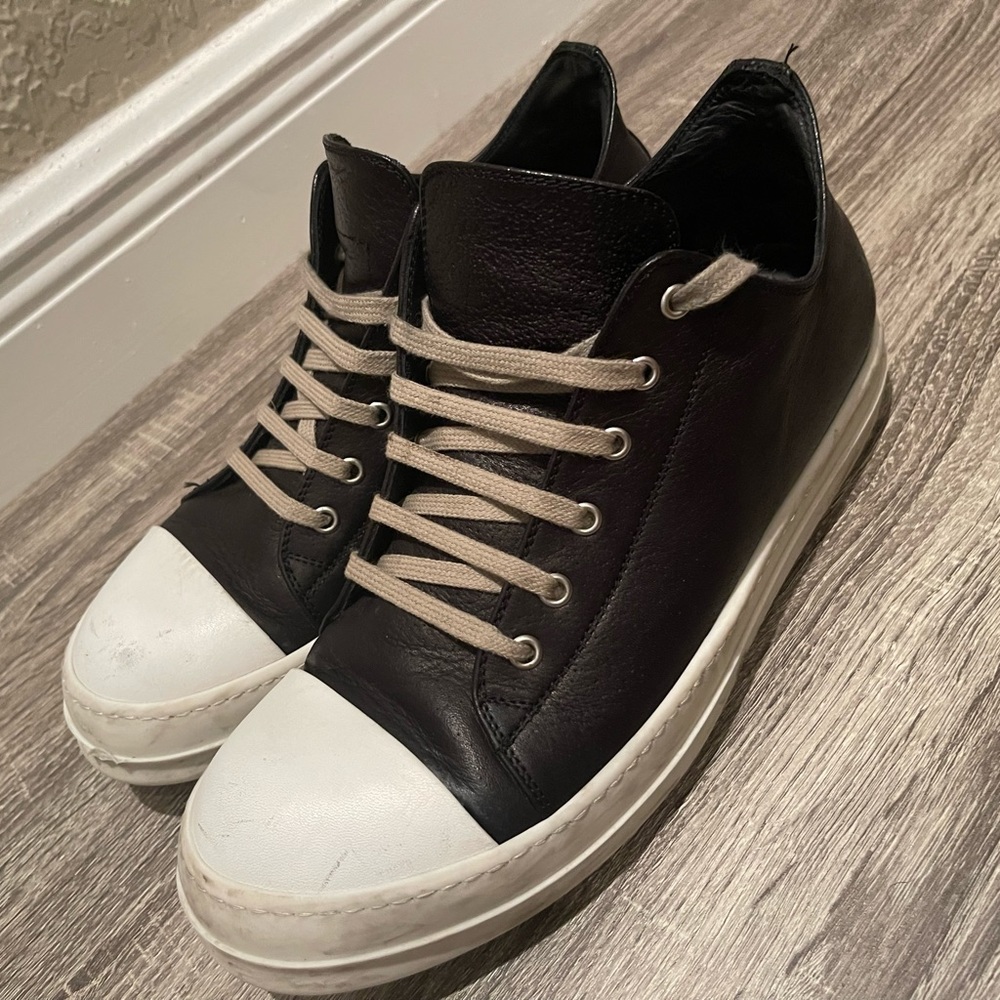 Rick Owens - low - top leather sneakers Men’s